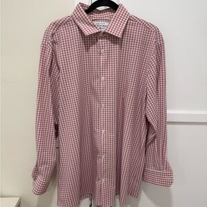 Mizzen+Main Men's Red Checkered Button Up Shirt